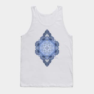 Blue Water Mandala Tank Top